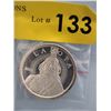 Image 1 : 1 Oz. .999 Fine Silver Lakota/Buffalo $50 Coin