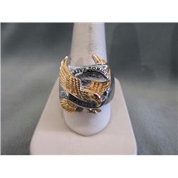 "Live to Ride, Ride to Live" Biker Ring