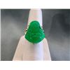 Image 1 : Carved Jade Buddha Ring