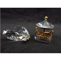 Crystal Flutterbug & Swarovski Miniature
