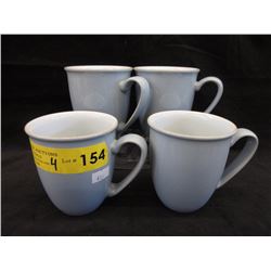 4 Denby Stoneware Mugs