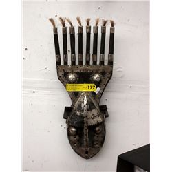 Wood & Metal African Wall Mask