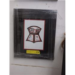 Richard Shorty Framed Print - Copper Design