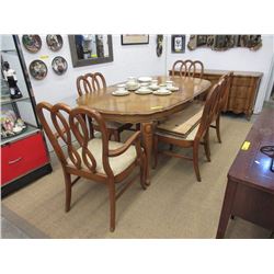 9 Piece Maple Dining Suite