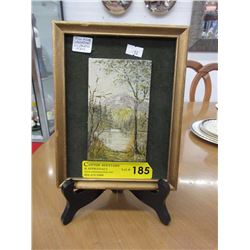 Miniature Canadian Oil Painting - circa 1930