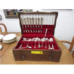 Community Silver Plated Cutlery & Chest