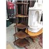 Image 1 : Wood Corner Whatnot Shelf