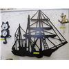 Image 1 : Large Metal Ship Wall Art