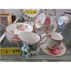 8 Pieces Royal Albert Bone China