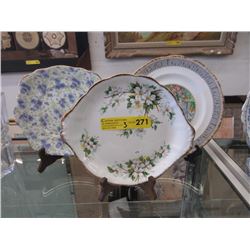 3 Royal Albert Bone China Plates