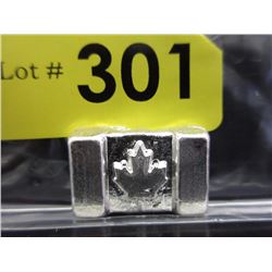 1 Ounce .999 Silver Canada Flag Bar