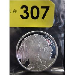 1 Ounce .999 Silver Art Round