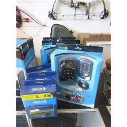 3 Sirius 1 Satellite Radios with Adapters