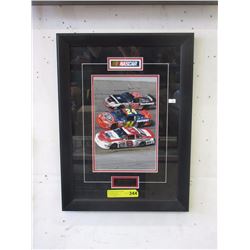 Framed NASCAR Photograph
