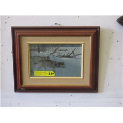 Small Robert Bateman Wolf Print