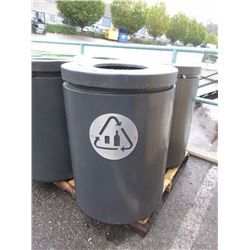 Commercial Metal Recycling Receptacle
