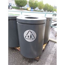 Commercial Metal Recycling Receptacle