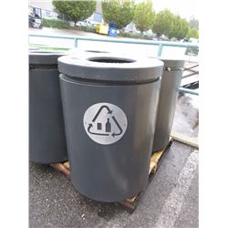 Commercial Metal Recycling Receptacle