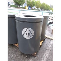 Commercial Metal Recycling Receptacle