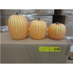 2 Cases of Battery Operated Glitter Pumpkin Lights