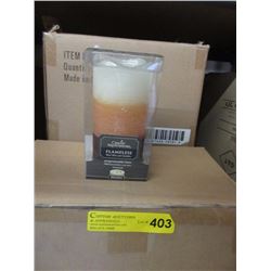 Case of Flameless Real Wax Candles