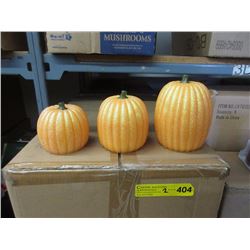 2 Cases of Glitter Pumpkin Lights