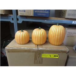 2 Cases of Glitter Pumpkin Lights