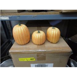 2 Cases of Glitter Pumpkin Lights