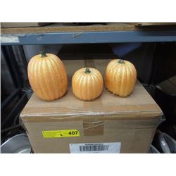 2 Cases of Glitter Pumpkin Lights