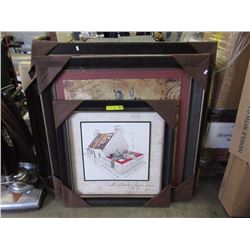 4 Framed Wall Art