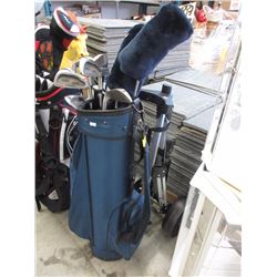 Golf Bag with Carrier & Clubs