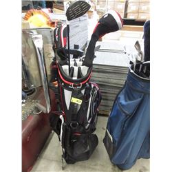 Golf Bag with Carrier & Clubs