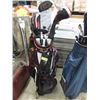 Image 1 : Golf Bag with Carrier & Clubs
