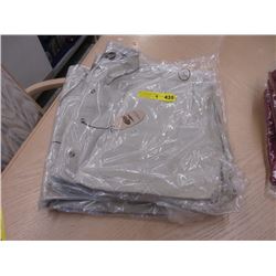 4 New Men's Beige Denim Shirts - Size 3XL