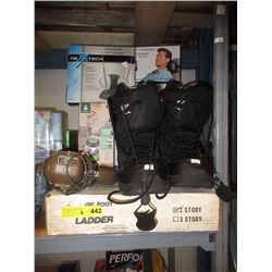 Camping Lantern, Snow Boots & Electronics