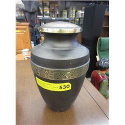 Metal Urn with Screw Top
