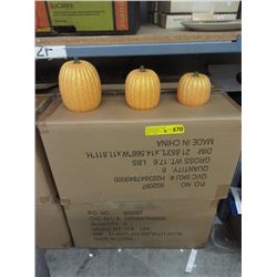 2 Cases of New Glitter Pumpkin Lights