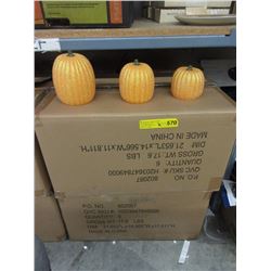 2 Cases of New Glitter Pumpkin Lights