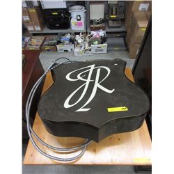 Commercial Illuminated Sign with the Initials "JR"