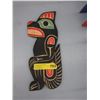 Image 1 : Signed Laurence Andrew Wolf Wall Carving