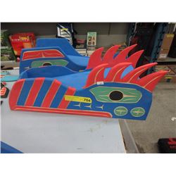 Signed Laurence Andrew Kwa Kwa Bird Mask
