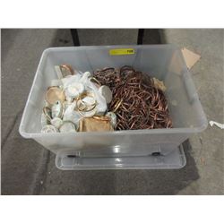 Tote of New Metal Bangle Bracelets