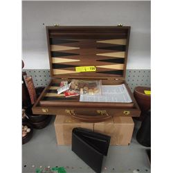 2 Cases of New Wallets & a New Backgammon Board