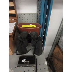 A Pair of Opera Glasses & 2 Binoculars