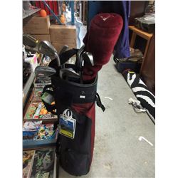 Golf Bag with Clubs