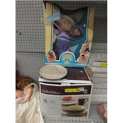 New Dishware Set & a Cabbage Patch Doll