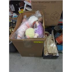 Collector Doll & Large Box of Dolls