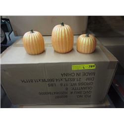 2 Cases of New Illuminated Glitter Pumpkins