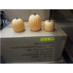 2 Cases of New Illuminated Glitter Pumpkins