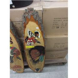 Signed First Nations Wood Carving